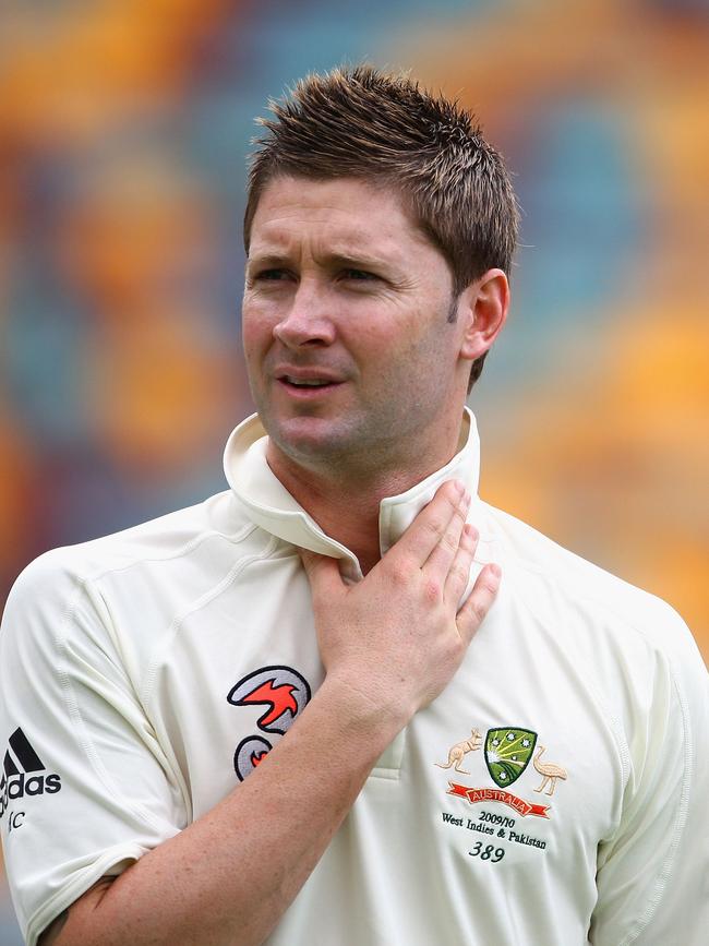 Michael Clarke on November 26, 2009 in Brisbane. Picture: Ryan Pierse/Getty