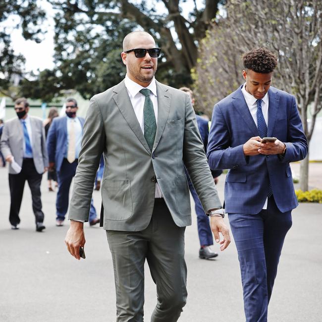 Buddy Franklin pictured arriving. Picture: Sam Ruttyn