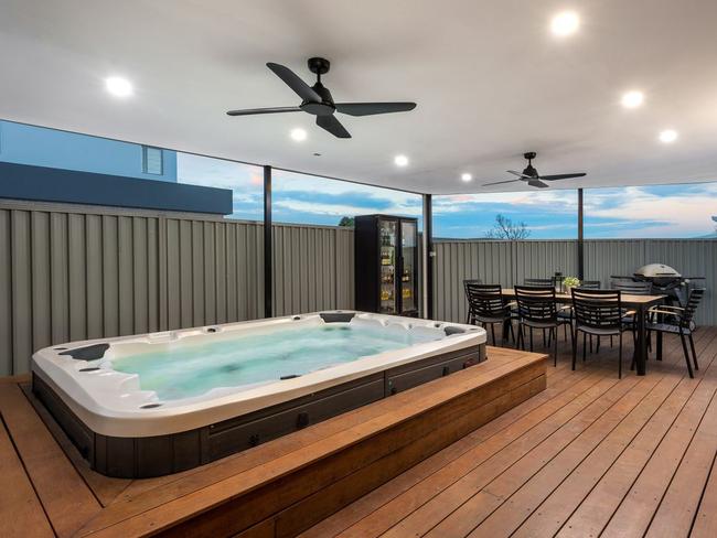 The Caringbah South property’s outdoor deck. Picture: Supplied