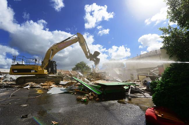 The One Mile Hotel has been demolished.