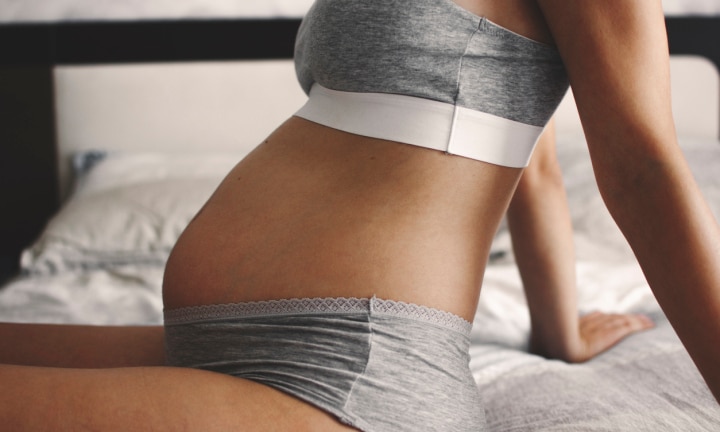 5 X Bonds Maternity Underwear Womens Panties Bikini Pregnant Baby Black White