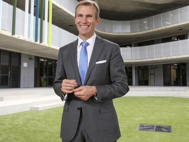 NSW Planning Minister Rob Stokes said homeowners need to sacrifice their front yards if they want to have bigger backyards. Picture: Justin Lloyd.