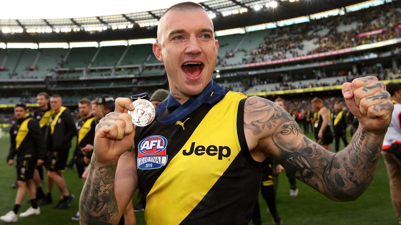 Richmond's Dustin Martin is one of the AFL’s highest earners.