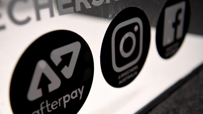 Shares in Afterpay parent Block gained 9.2 per cent on Monday after US tech stocks leapt into the weekend. Picture: NCA NewsWire/Bianca De Marchi