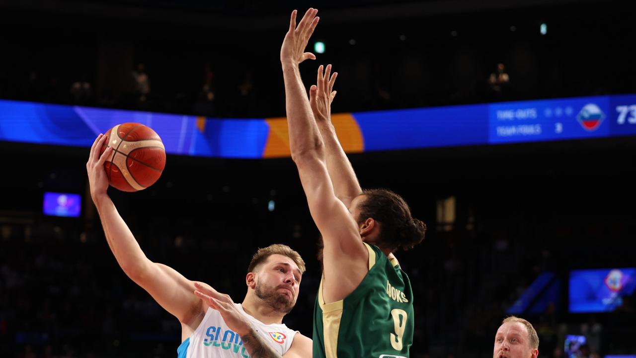 Slovneia star Luka Doncic mesmerised the Boomers. Picture: Getty Images