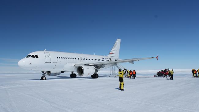 The Wilkins ice runway will continue to be used after plans for a concrete runway were dropped.