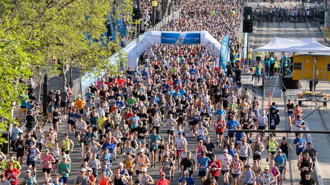 Lumary City-Bay Fun Run start from 2023. Picture: Morgan Sette