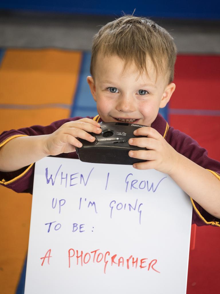 Newtown State School Prep student Harry on the first day of school, Monday, January 22, 2024. Picture: Kevin Farmer