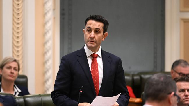 Queensland Leader of the Opposition David Crisafulli.