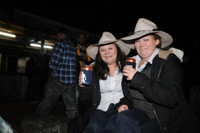 It's their tenth year at the Muster for Armidale sisters Rebecca and Kristy Kirkman who now call the Gold Coast home. Picture: Craig Warhurst
