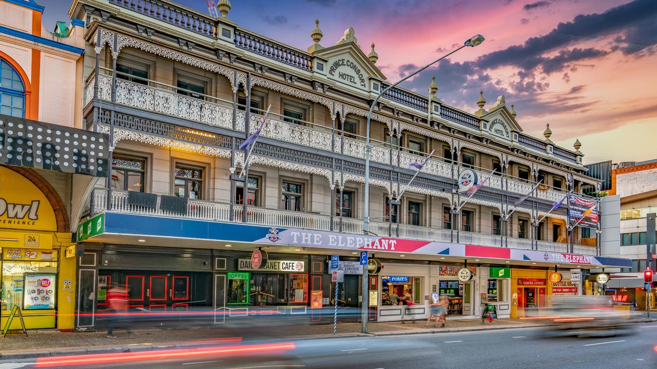 The Elephant Hotel in Fortitude Valley which is now The Prince Consort.