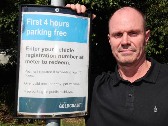 Breckan Clough was one of the unlucky ones to cop a $108 fine. Picture: Glenn Hampson