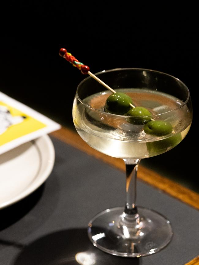 An Anchovy Bandit martini. supplied