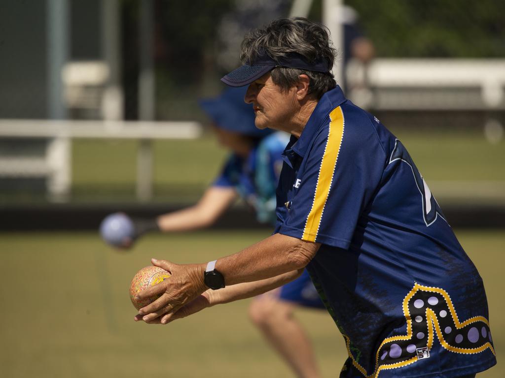 The ladies pairs lawn bowls will be played from 2pm at Broadbeach Bowls Club. Picture: Glenn Campbell