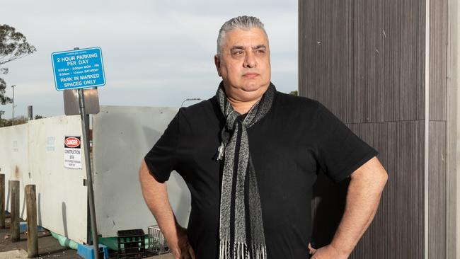 Hrt2Hrt owner Sam Elfawal fears a drop in customers now the McFarlane St carpark has closed. Picture: Monique Harmer