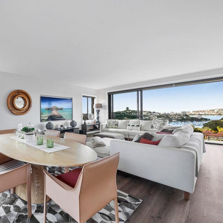 The $2000-a-week rental had expansive views of the Northern Beaches. Picture: realestate.com.au