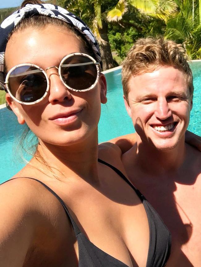 Finch says he’s ready to settle down with Elli. Picture: Instagram