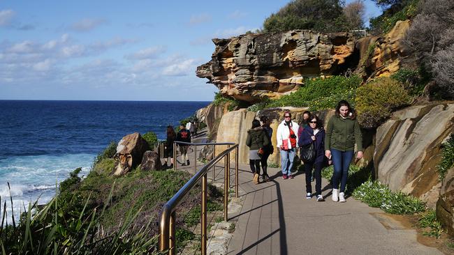 The famous Bondi to Bronte Walk - Sydney’s number one attraction.