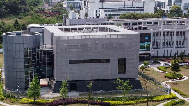 The high bio security level laboratory at the Wuhan Institute of Virology. Picture: Hector RETAMAL / AFP.