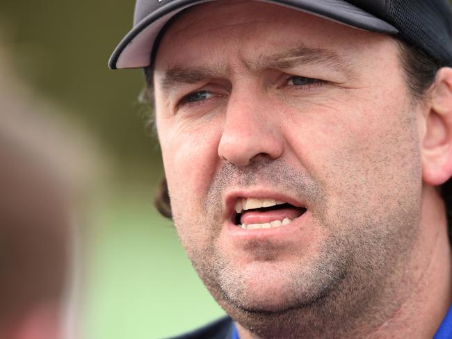 Peninsula Football League: Bonbeach v Mornington at Bonbeach Reserve. Mornington coach Chris Holcombe. Picture: Chris Eastman