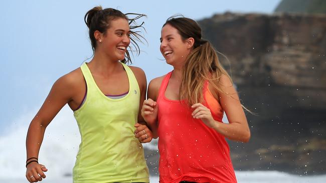 Netball young gun Latika Tombs, left, is seen as a rising star of the sport and comes from a great sporting pedigree.