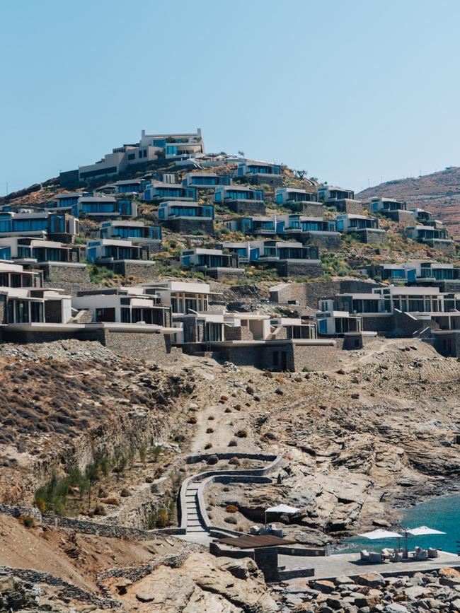 The resort resembles a Modernist Greek village. Picture: Thomas Gravanis.