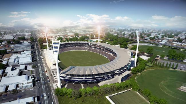 The revamped GMHBA Stadium in Geelong was turned into a winner by Waypoint.