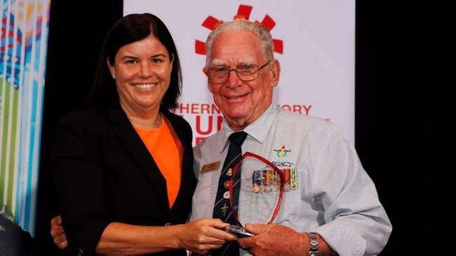 Jack Hamilton received the Chief Minister’s Volunteer of the Year Award.