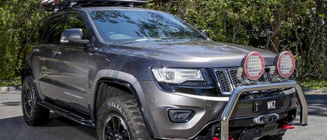 Bill Mackin’s Jeep Grand Cherokee Overland, which has been fitted out with the company's products. Picture: Jerad Williams