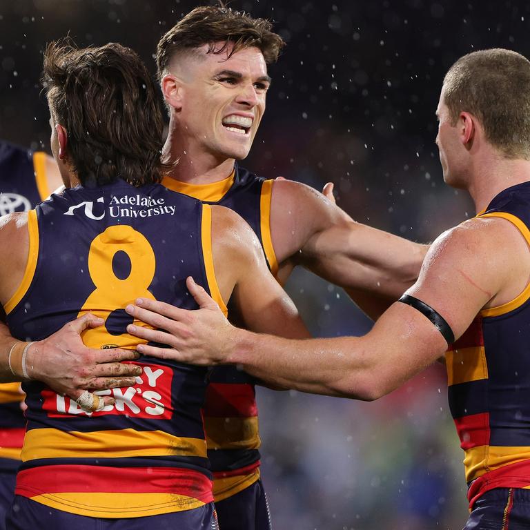 Ben Keays was one of Adelaide’s best on Friday night. Picture: Getty Images