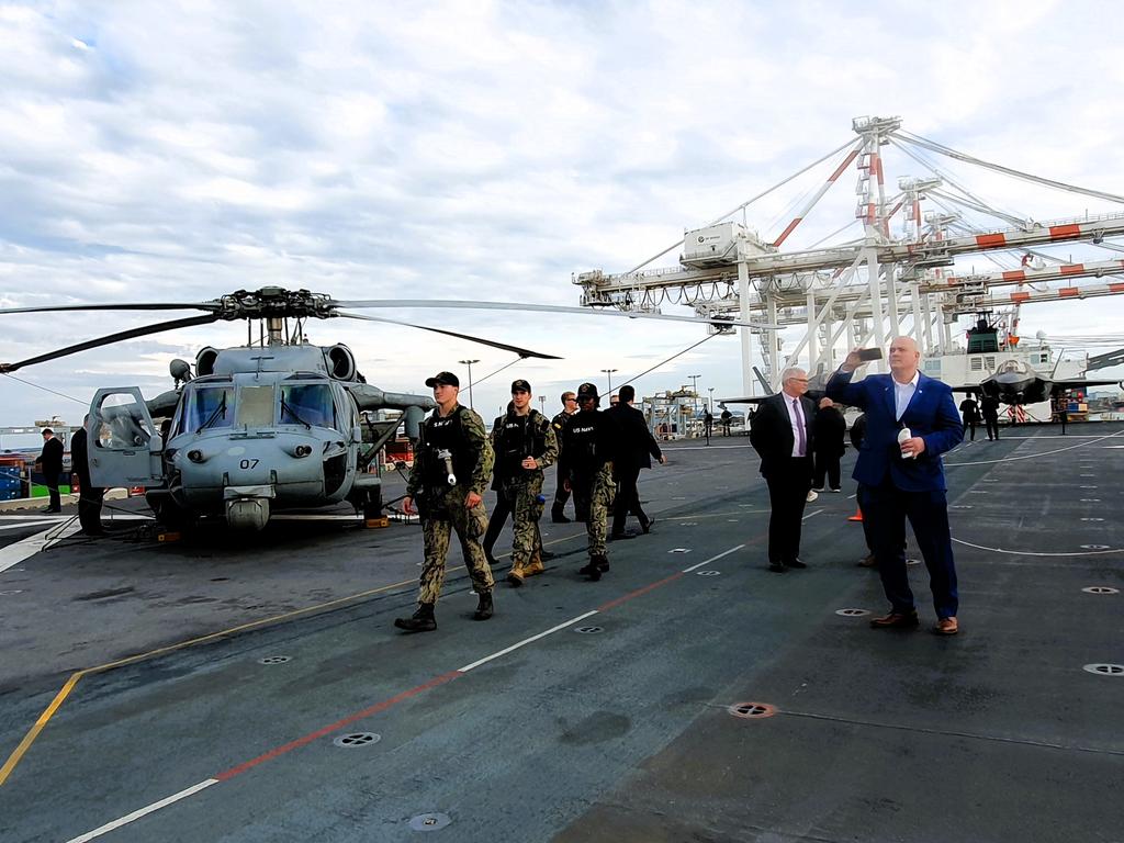 Mega photo gallery: Reception on board the USS America | Herald Sun