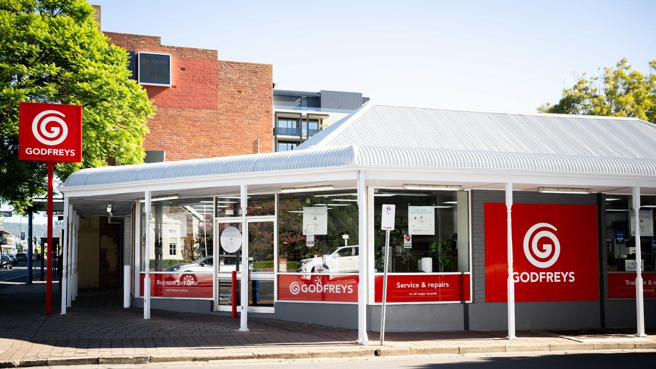 Godfreys in Unley, one of the stores set to close. Picture: Morgan Sette.