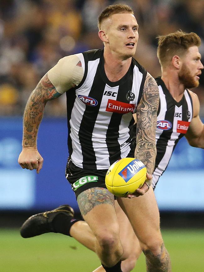 Dayne Beams in action for Collingwood this year. Picture: Michael Klein