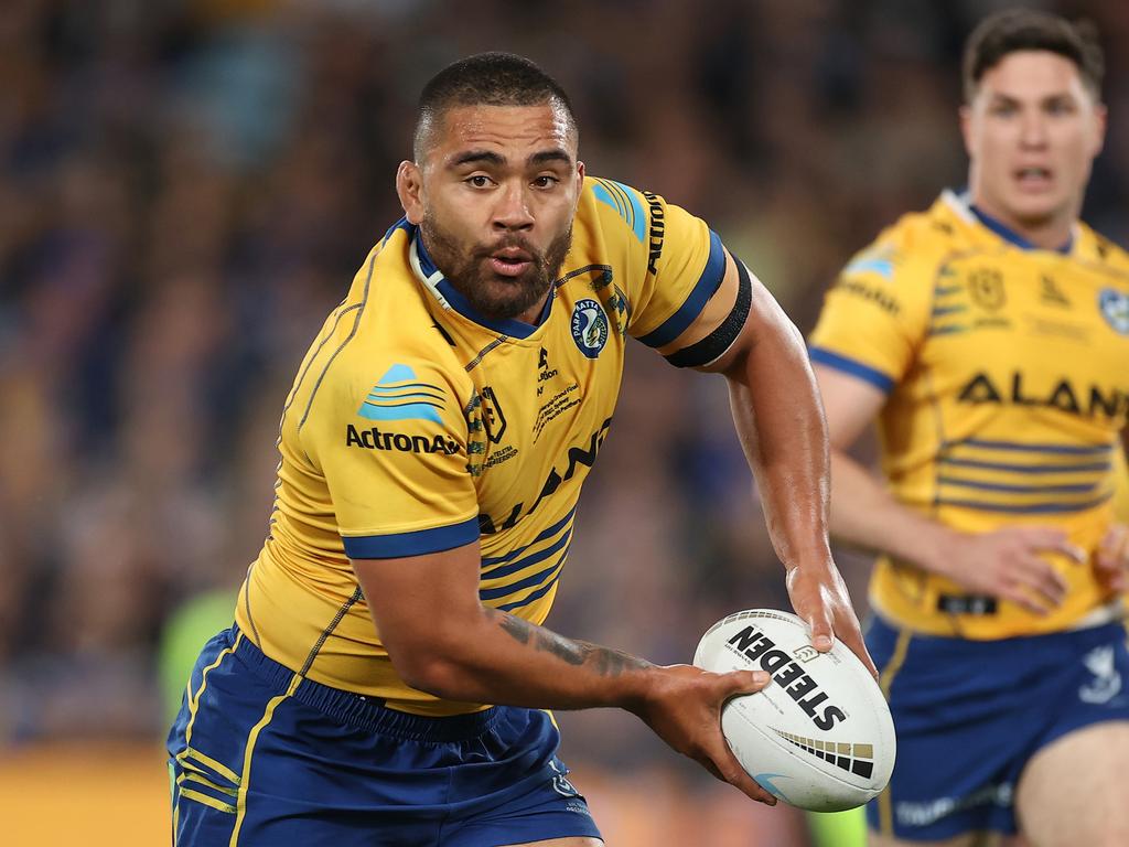 Isaiah Papali'I was dominant for Eels in 2022, leading their forward pack in tries scored. Picture: Getty Images.