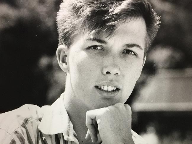 21/8/2018: A young Peter Dutton in 1989 as the Liberal candidate for the then seat of Lytton.   Copy pic Lyndon Mechielsen/The Australian