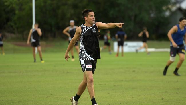 Mathew Stokes back at the Palmerston Magpies training ground. Picture: (A)manda Parkinson