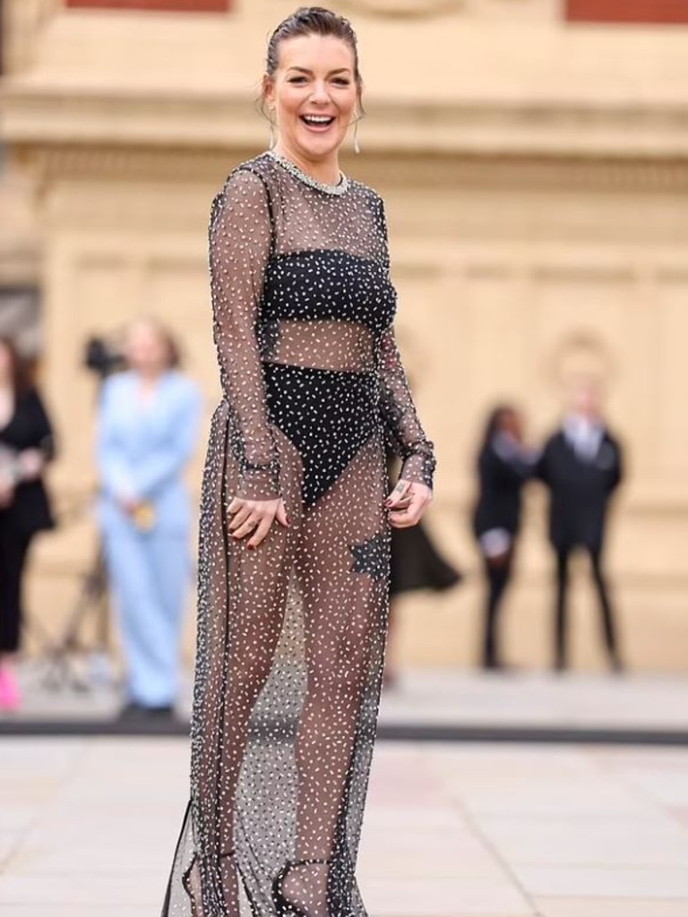 British actress Sheridan Smith wore the outfit on the red carpet. Picture: Getty