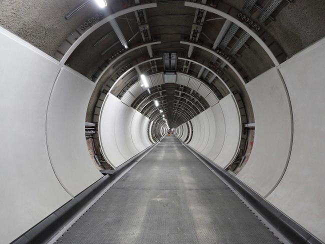 Liverpool Street station passageway to the Northern line. Picture: Crossrail