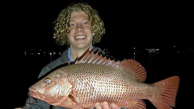 GOTCHA: Tom Ingram's quest to land his first ever mangrove Jack in the Noosa River paid off in spades when his fish (and mega smile) won him the $100 Davo's Tackle World/ChaseBaits Fish of the Week prize. Picture: www.fishingnoosa.com.au