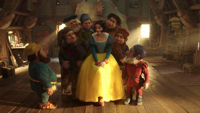 The dwarfs in the 2025 version were reworked to look more like the 1937 classic.