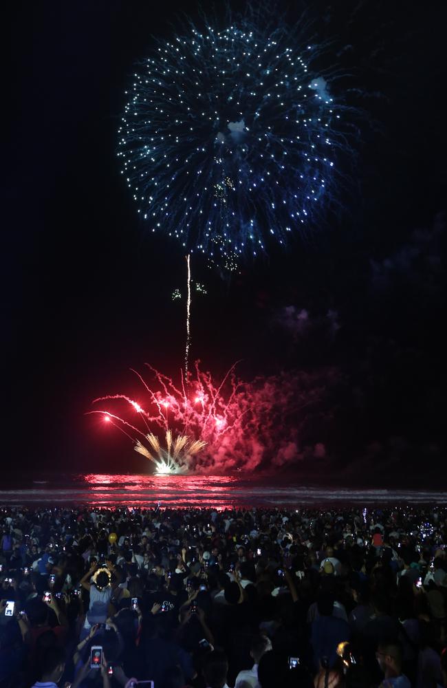 Surfer’s Paradise during New Years Eve 2019. Picture Mike Batterham.