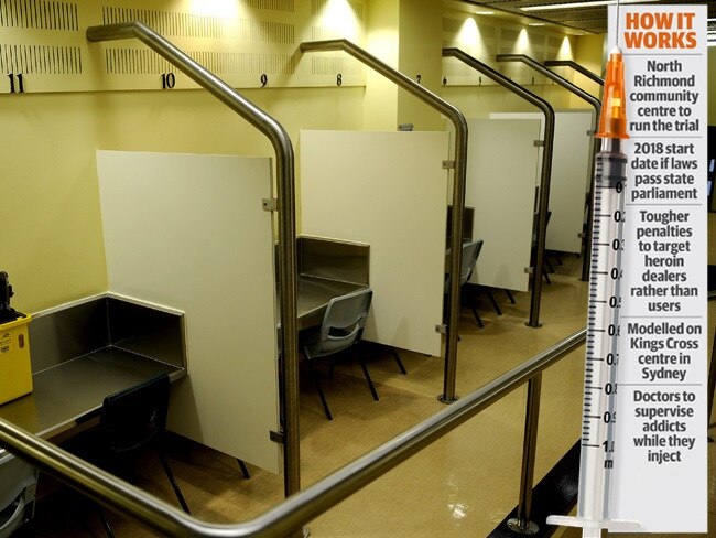 The injecting centre will be modelled on parts of the room operating in Kings Cross.