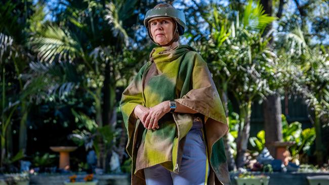 Star Wars fanatic Kelly MJ Wicks-Preshaw cosplays Princess Leia from the planet Endor. Picture: Jake Nowakowski