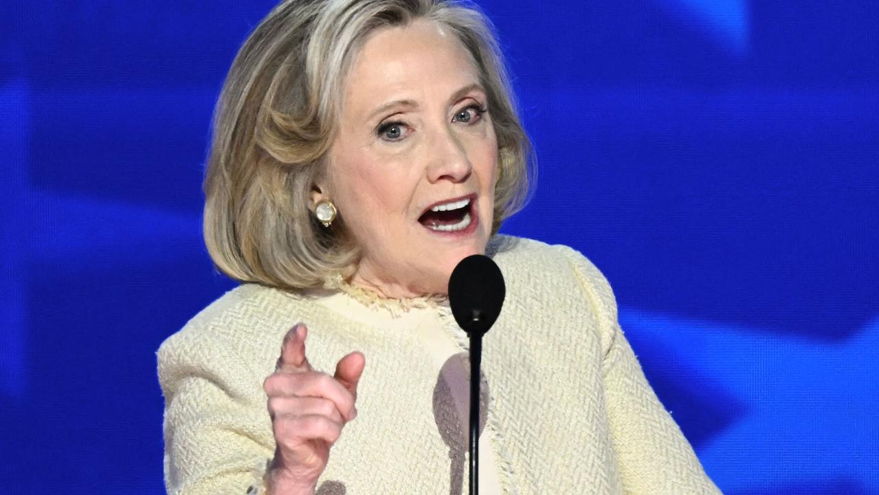 Hillary Clinton at this year’s Democratic National Convention. Picture: Mandel Ngan/AFP