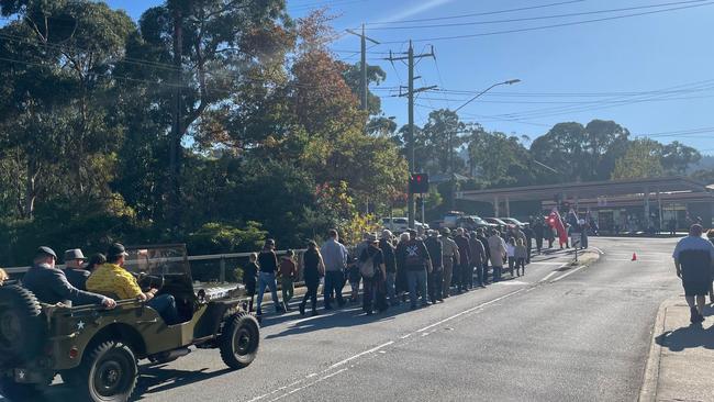 Upwey Anzac Day parade