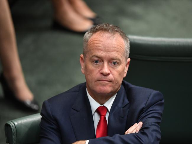 Leader of the Opposition Bill Shorten during Question Time in the House of Representatives at Parliament House in Canberra, Thursday, December 6, 2018. (AAP Image/Mick Tsikas) NO ARCHIVING