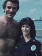 Ms Lynn with Tom Selleck