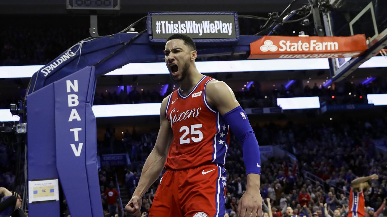 Philadelphia 76ers' Ben Simmons could be set to link up with Magic Johnson