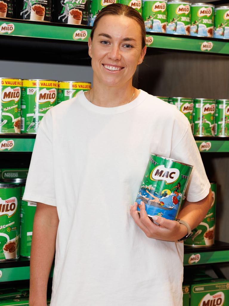 Matildas' goalkeeper Mackenzie Arnold has launched a petition to have Milo included as a question on the Australian Citizenship Test. Photo: Scott Ehler