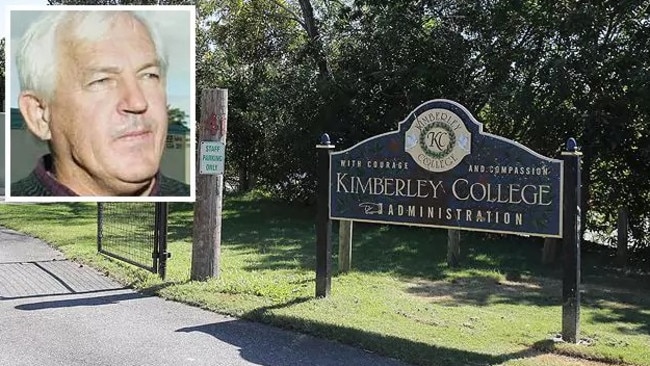 Kimberley College principal Paul Thomson (inset).